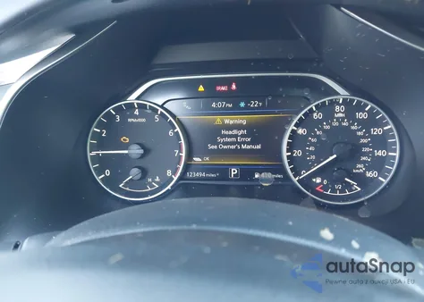 2017 Nissan Murano Platinum z USA, uszkodzony, nr VIN 5N1AZ2MG1HN188535